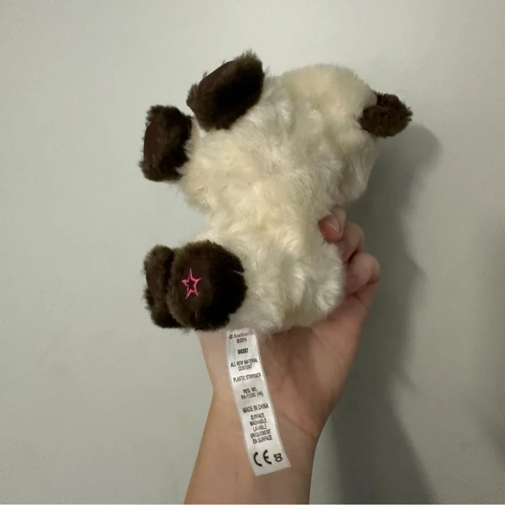 Retired American Girl Cream Himalayan Kitten Cat Plush Doll 2014